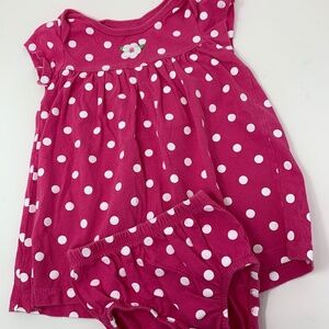 Carter's Pink Polka-Dot Dress & Panties 18 mod